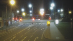 Křižovatka ulic Komenského a Velké Novosady