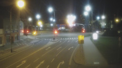 Křižovatka ulic Komenského a Velké Novosady
