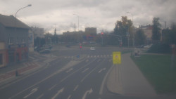 Křižovatka ulic Komenského a Velké Novosady