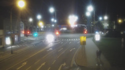 Křižovatka ulic Komenského a Velké Novosady