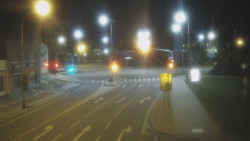 Křižovatka ulic Komenského a Velké Novosady