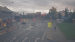 Křižovatka ulic Komenského a Velké Novosady