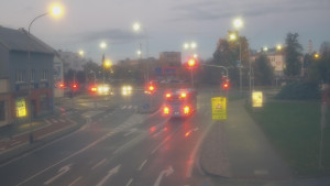 Město Přerov - Křižovatka ulic Komenského a Velké Novosady - 28.10.2025 v 06:15 Město Přerov - Křižovatka ulic Komenského a Velké Novosady - 28.10.2025 v 06:15