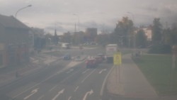 Křižovatka ulic Komenského a Velké Novosady