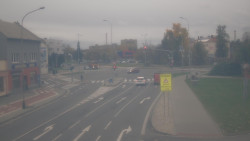 Křižovatka ulic Komenského a Velké Novosady