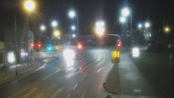 Křižovatka ulic Komenského a Velké Novosady