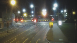 Křižovatka ulic Komenského a Velké Novosady