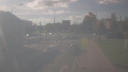 Křižovatka ulic Komenského a Velké Novosady