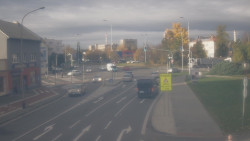 Křižovatka ulic Komenského a Velké Novosady