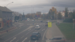 Křižovatka ulic Komenského a Velké Novosady