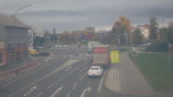 Křižovatka ulic Komenského a Velké Novosady