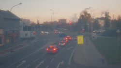 Křižovatka ulic Komenského a Velké Novosady