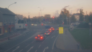 Město Přerov - Křižovatka ulic Komenského a Velké Novosady - 31.10.2025 v 06:45 Město Přerov - Křižovatka ulic Komenského a Velké Novosady - 31.10.2025 v 06:45