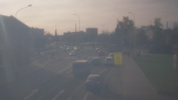 Křižovatka ulic Komenského a Velké Novosady