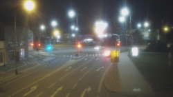 Křižovatka ulic Komenského a Velké Novosady