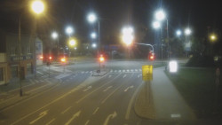 Křižovatka ulic Komenského a Velké Novosady