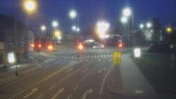 Křižovatka ulic Komenského a Velké Novosady