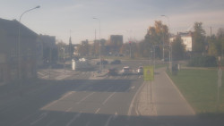 Křižovatka ulic Komenského a Velké Novosady