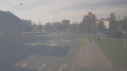 Křižovatka ulic Komenského a Velké Novosady