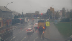 Křižovatka ulic Komenského a Velké Novosady