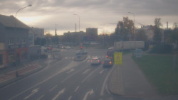 Křižovatka ulic Komenského a Velké Novosady