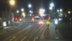 Křižovatka ulic Komenského a Velké Novosady