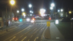 Křižovatka ulic Komenského a Velké Novosady