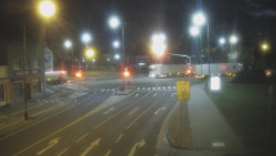 Křižovatka ulic Komenského a Velké Novosady