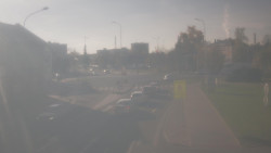 Křižovatka ulic Komenského a Velké Novosady