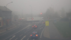 Křižovatka ulic Komenského a Velké Novosady