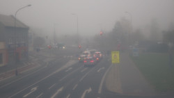 Křižovatka ulic Komenského a Velké Novosady