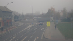 Křižovatka ulic Komenského a Velké Novosady