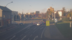 Křižovatka ulic Komenského a Velké Novosady