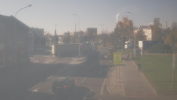 Křižovatka ulic Komenského a Velké Novosady