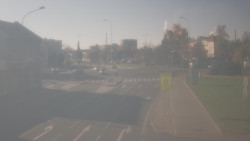 Křižovatka ulic Komenského a Velké Novosady