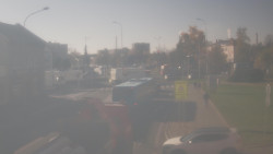 Křižovatka ulic Komenského a Velké Novosady