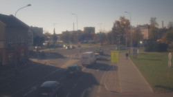 Křižovatka ulic Komenského a Velké Novosady