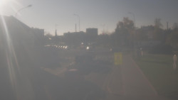 Křižovatka ulic Komenského a Velké Novosady