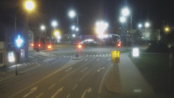 Křižovatka ulic Komenského a Velké Novosady