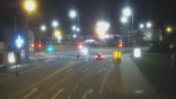 Křižovatka ulic Komenského a Velké Novosady