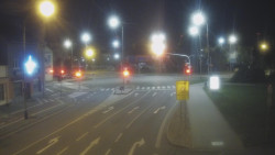 Křižovatka ulic Komenského a Velké Novosady