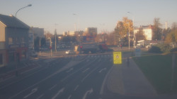 Křižovatka ulic Komenského a Velké Novosady