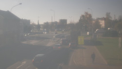 Křižovatka ulic Komenského a Velké Novosady