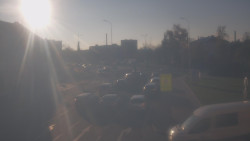 Křižovatka ulic Komenského a Velké Novosady