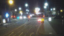 Křižovatka ulic Komenského a Velké Novosady