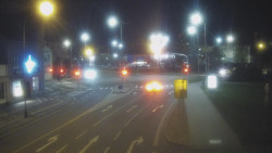 Křižovatka ulic Komenského a Velké Novosady