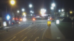 Křižovatka ulic Komenského a Velké Novosady