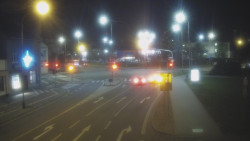 Křižovatka ulic Komenského a Velké Novosady