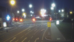 Křižovatka ulic Komenského a Velké Novosady