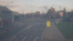 Křižovatka ulic Komenského a Velké Novosady